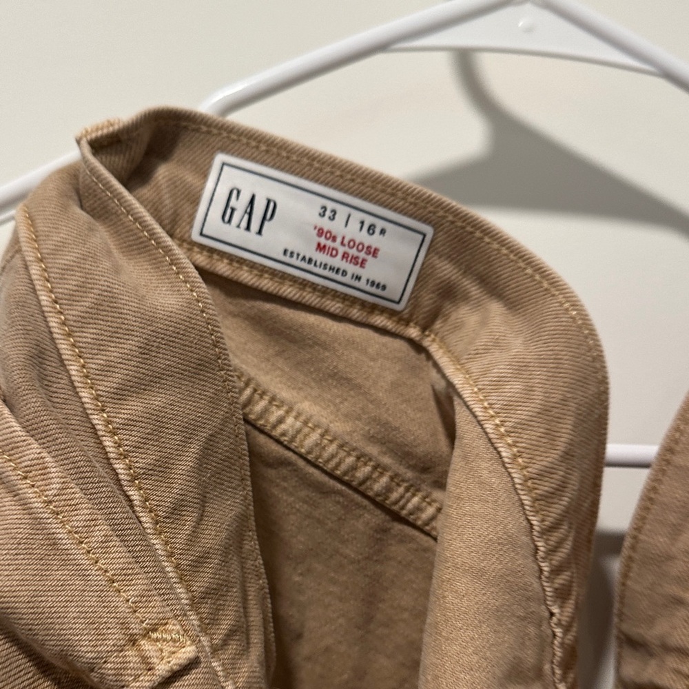 GAP Beige Relaxed Fit Pants